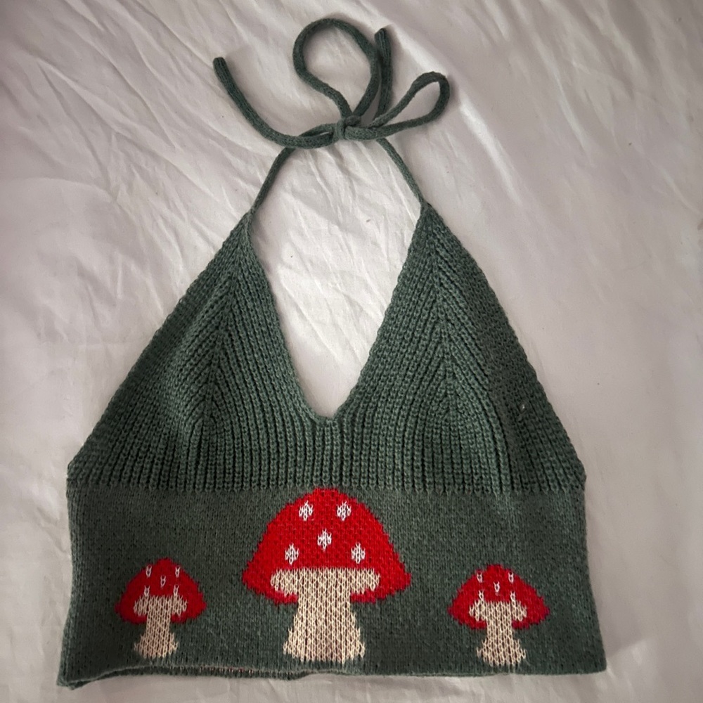Mushroom Crochet Top